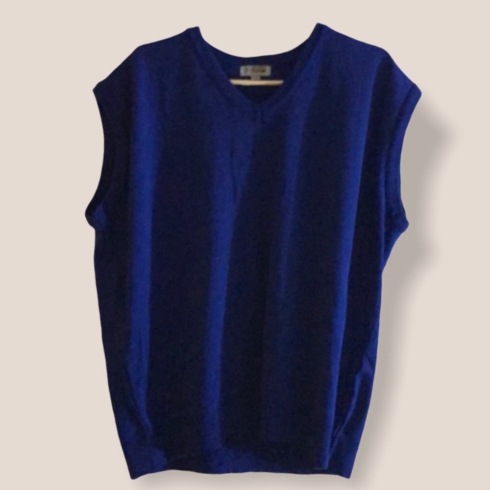 Knitted V-Neck Sweater Vest